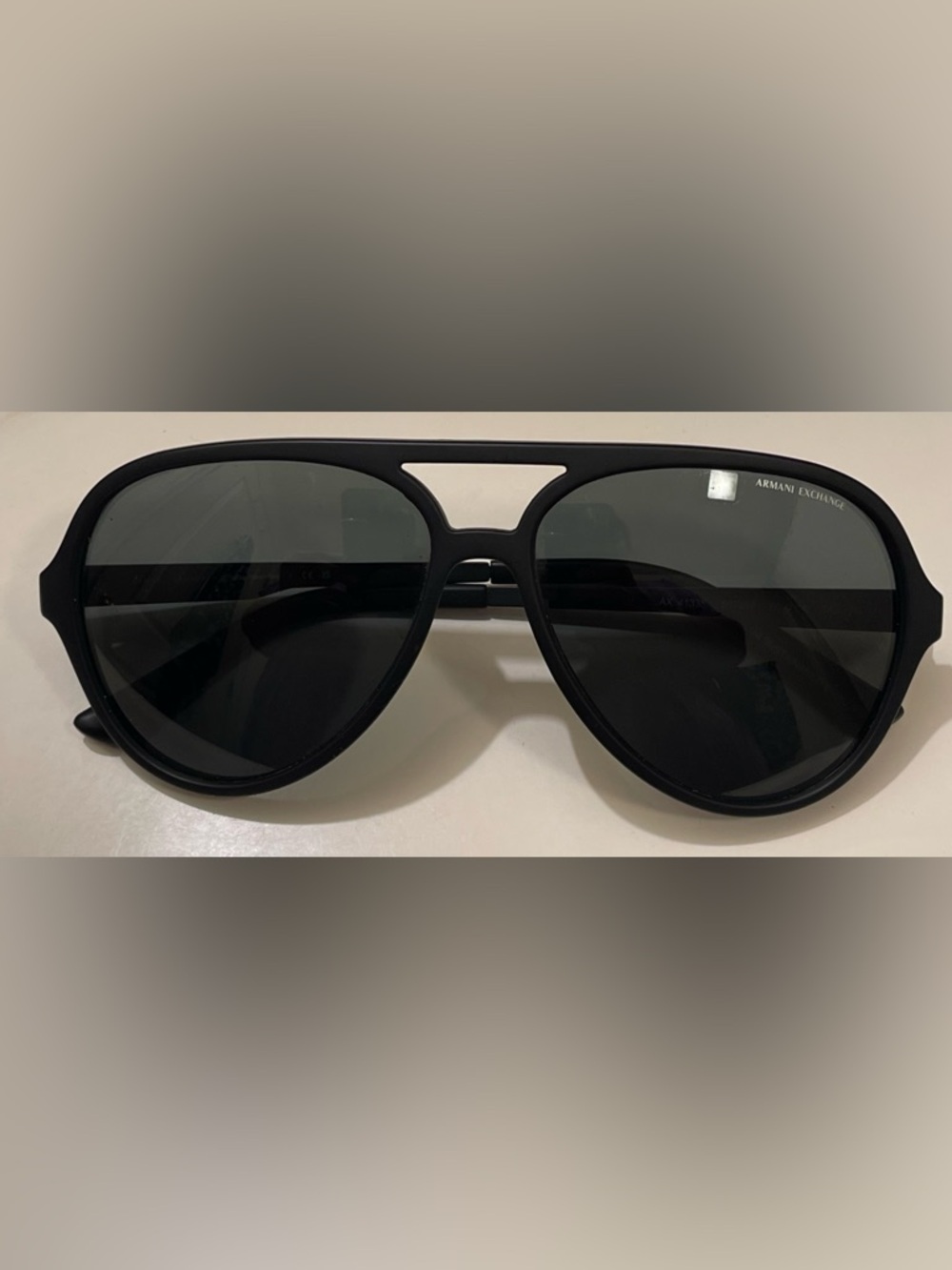 Armani Exchange Men’s Matte Black Sunglasses